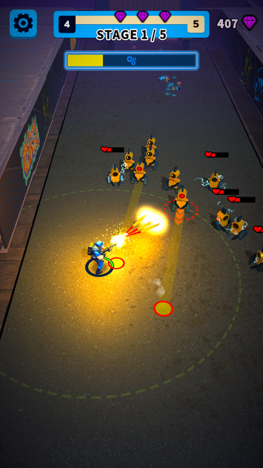 #5. Robot Hunter 3D (iOS) 由: LOCOMOTIVE OYUN YAZILIM ANONIM SIRKETI