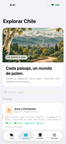 Screenshot 3 of PolenChile: polen y alergias