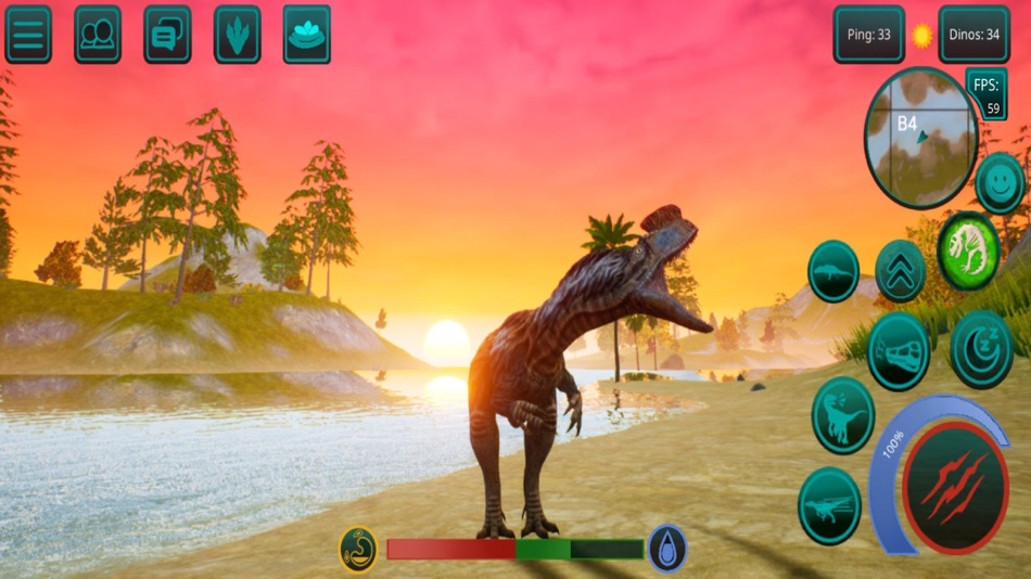 #8. The Cursed Isle Dinosaur Games (iOS) Bởi: Natan Manakhinov