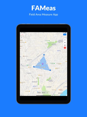 Field Area Measurement: FAMeas iPad screenshot