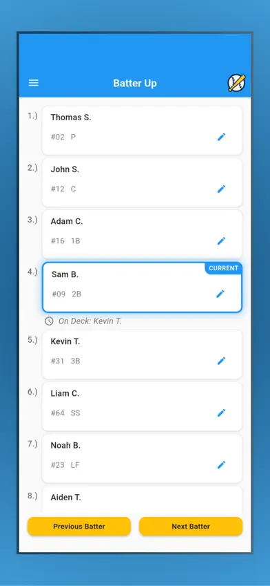 Batter Up: Lineup Tracker screenshot 5