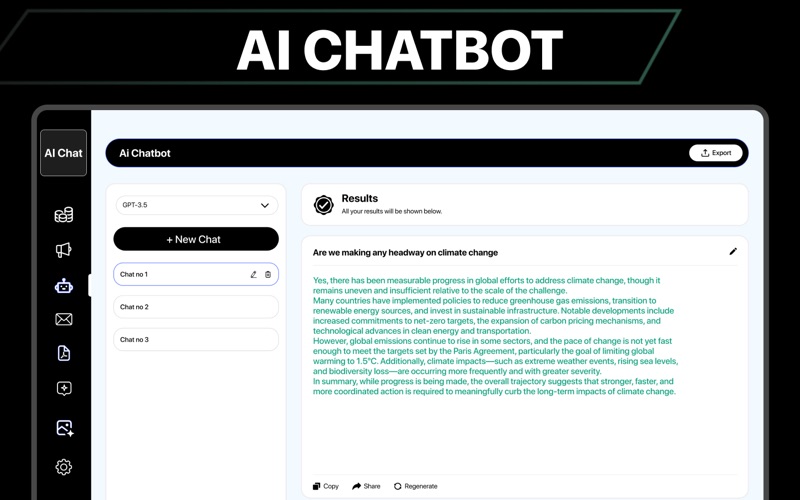 AI Chat Bot – Assistant IA Screenshot