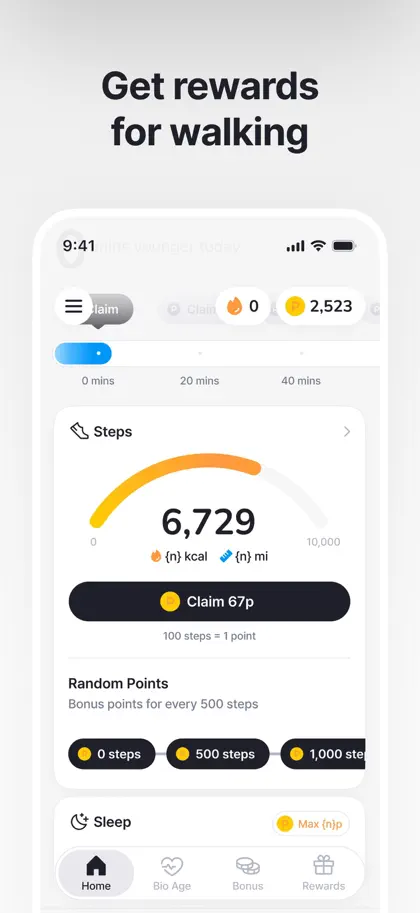 AHEALTH: Get Healthy Get Paid screenshot 3 of 6