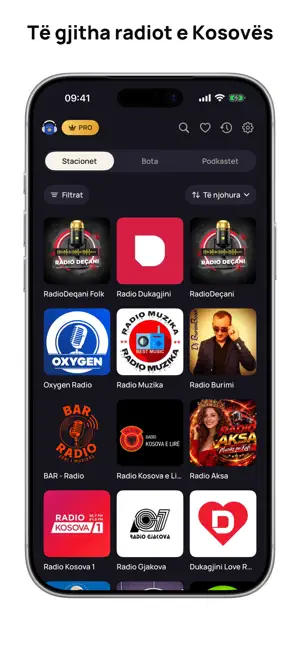 Radio Kosovo: Live FM Stations screenshot 1
