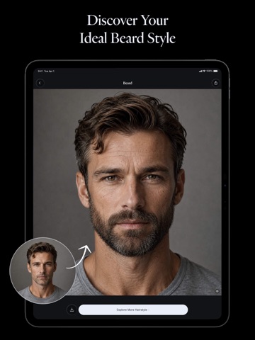 Salon AI : AI Photo & Haircut iPad screenshot