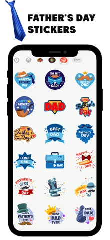 Father's Day Stickers!!!! iPhone screenshot