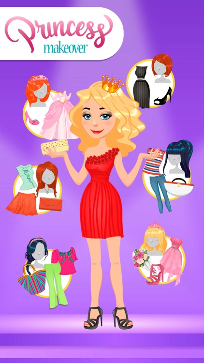 Princess makeover: hair & make