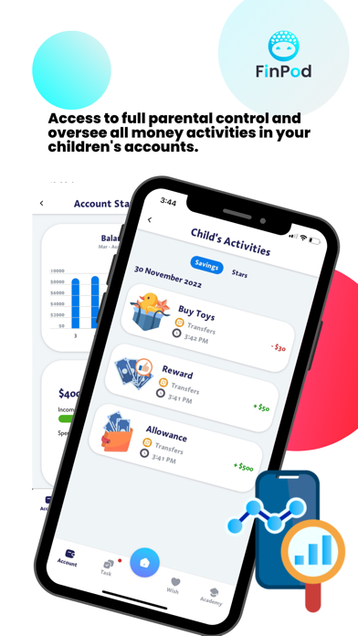 FinPod: Raise Money Smart Kids Screenshot