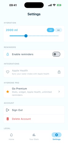 HydroMe - Water Tracker Screenshot 4 of 4
