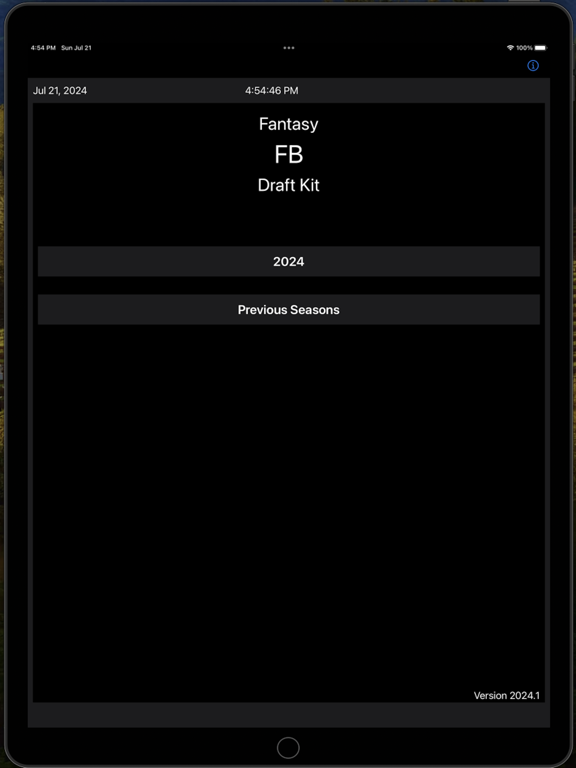 Screenshot #5 pour Fantasy FB Draft Kit