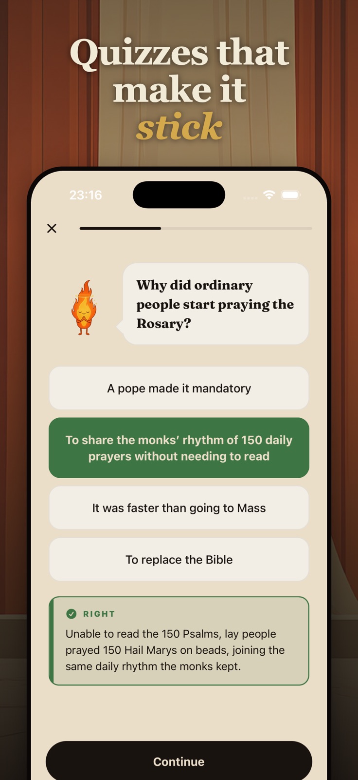 Saintly: Learn Catholic Faith iphone screenshot 3