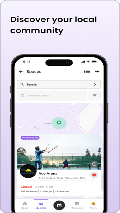 Screenshot 4 of PlayerOne: Tennis & Pickleball App