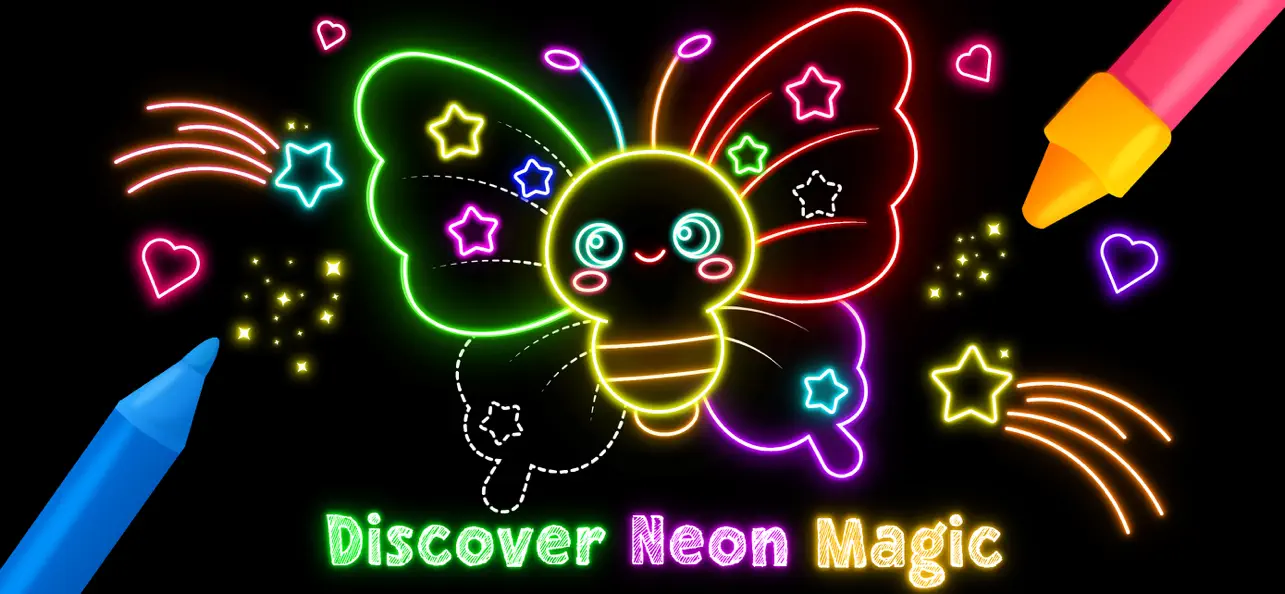 Screenshot #3 pour Joy Coloring : Glow Drawing