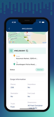 Sana Logistics screenshot