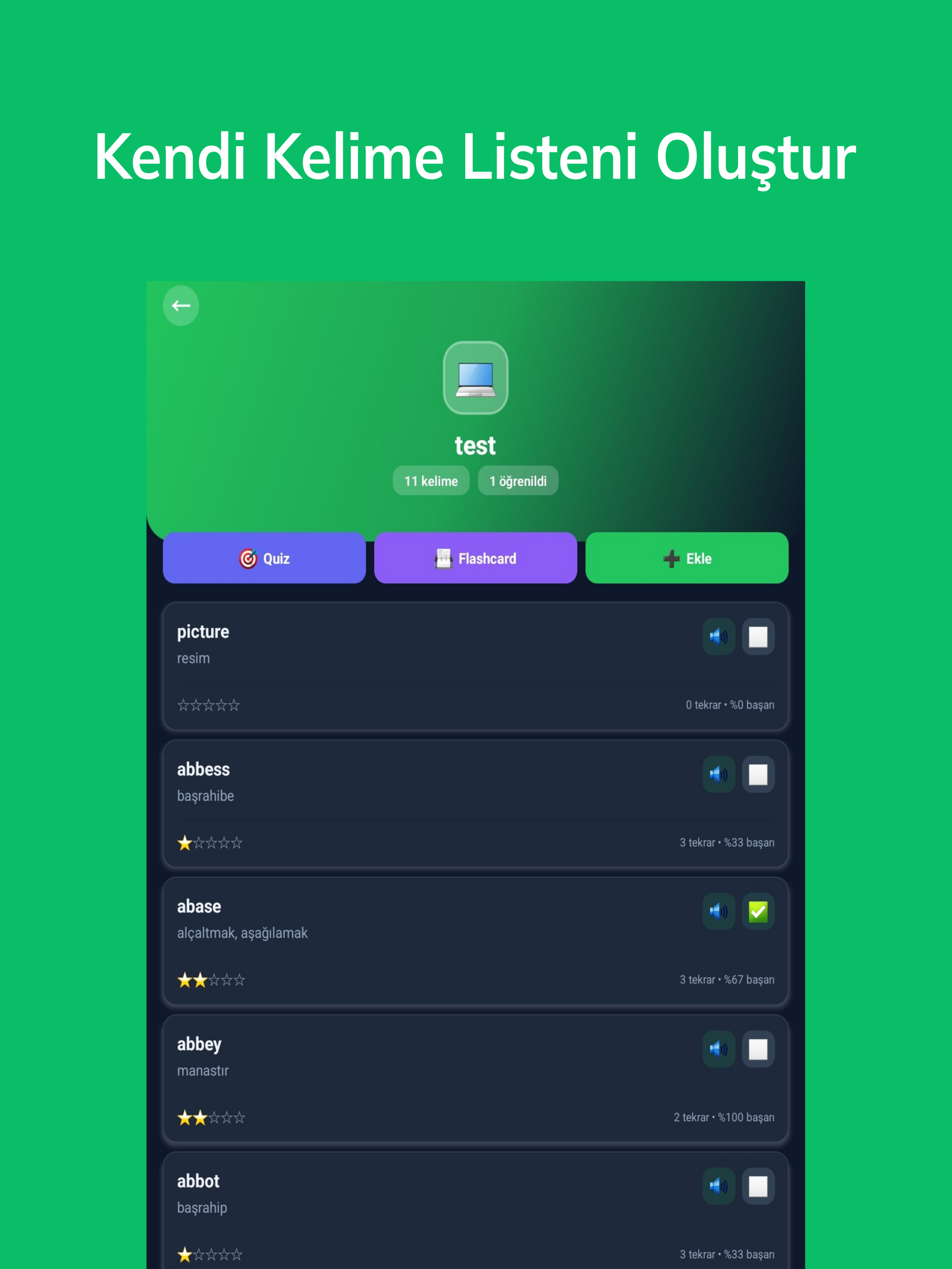 VocaLearn: İngilizce Pratik