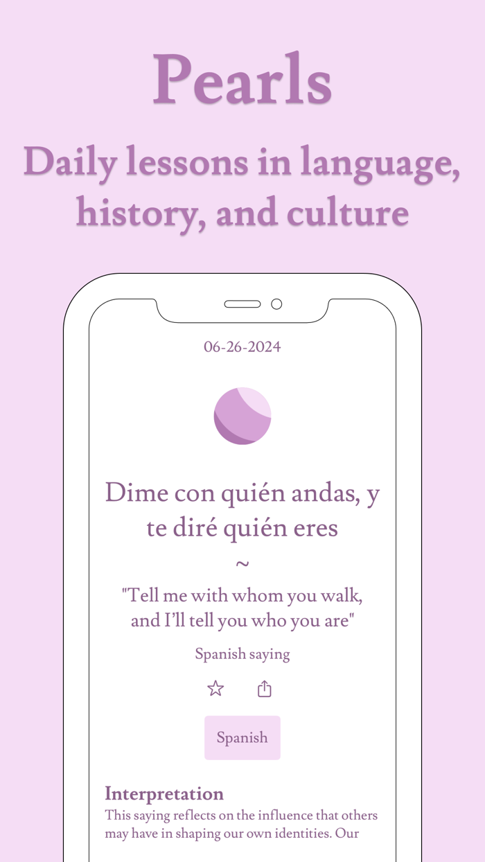 Pearls Language Quotes