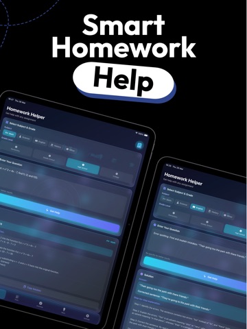 HomeWork AI: Helper & Solver iPad screenshot