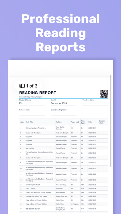 Reading Log: Parents & School Screenshot 10 of 10