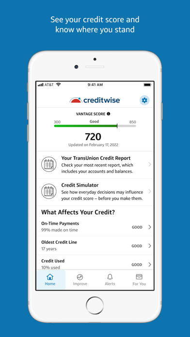 Capital One CreditWise Screenshot