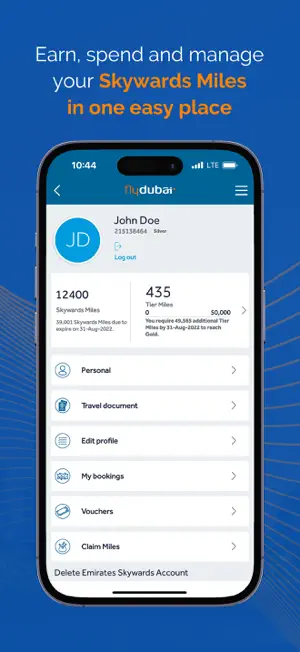 flydubai screenshot 4