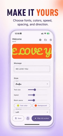 Hi Light-Scrolling Text Banner Screenshot 2 of 5