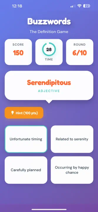 Buzzwords - A Definition Game screenshot 6