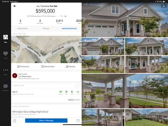 Intracoastal Home Search iPad screenshot 4 - Lifestyle app
