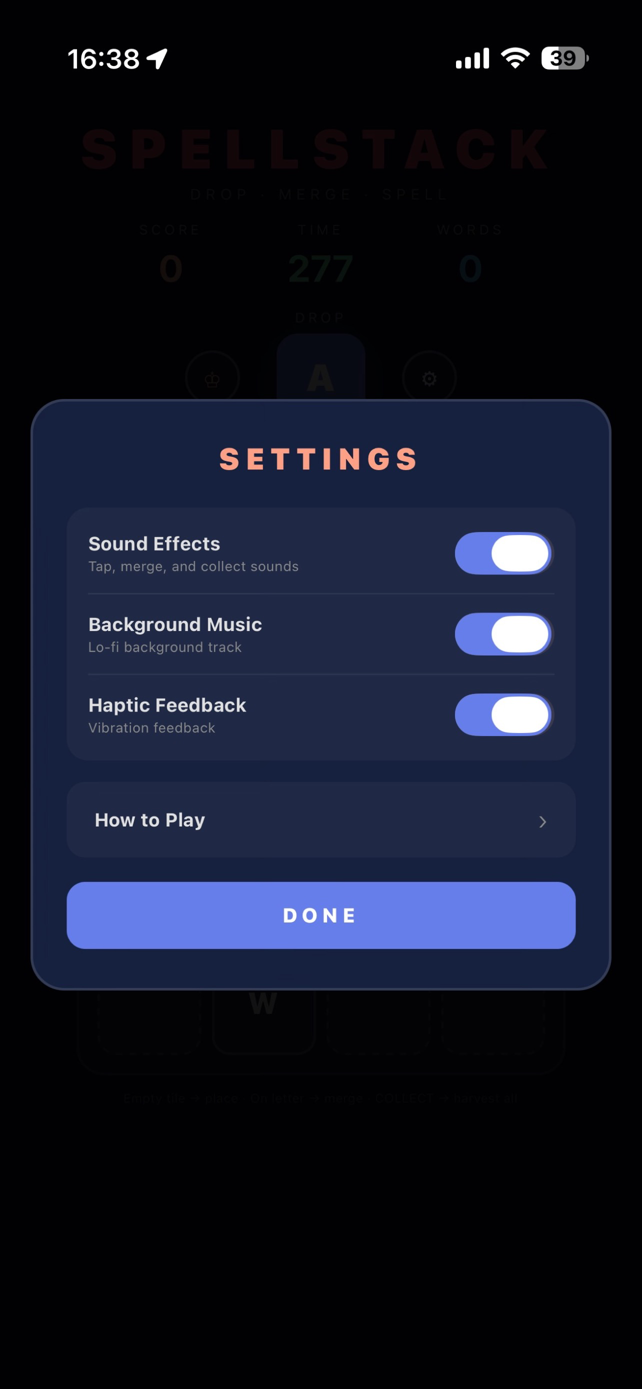 Spellstack: 2048 Word Puzzle screenshot 5