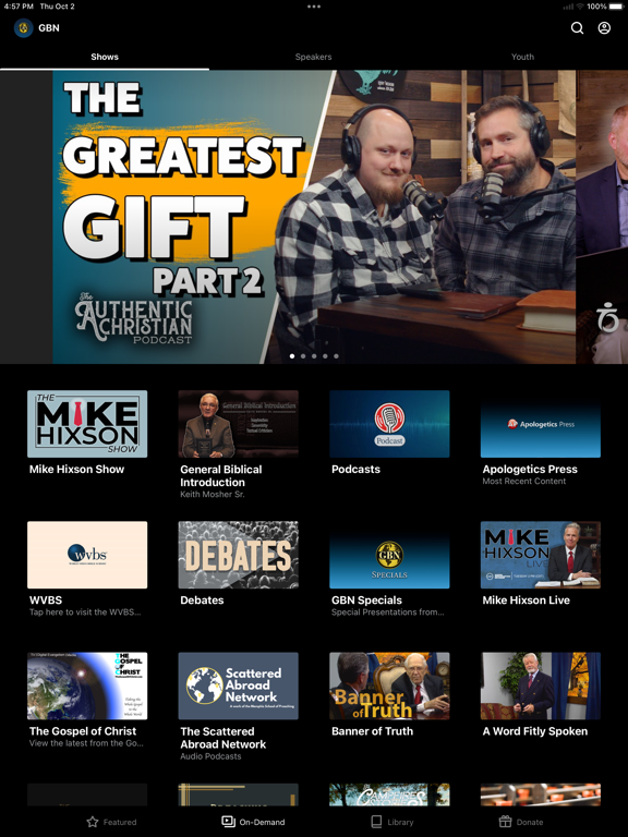 G.B.N. iPad screenshot 2 - Education app
