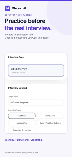 Mbason AI: Job Search & CV screenshot 3