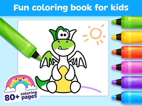 Coloring Book: Kids Gamesのおすすめ画像1
