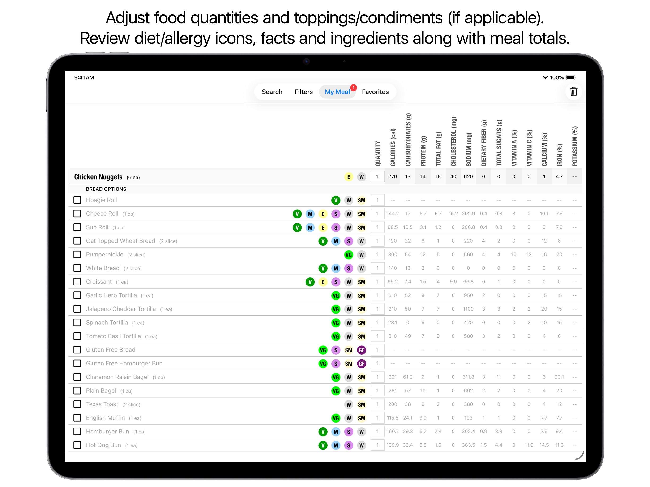 Nutrition - Florida Tech screenshot 8