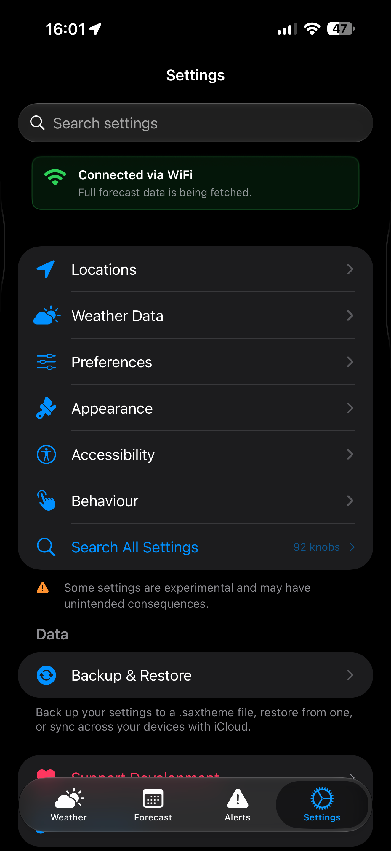 SaxWeather screenshot 5