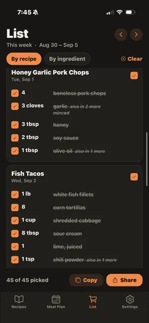 So, What's for Dinner? screenshot 1