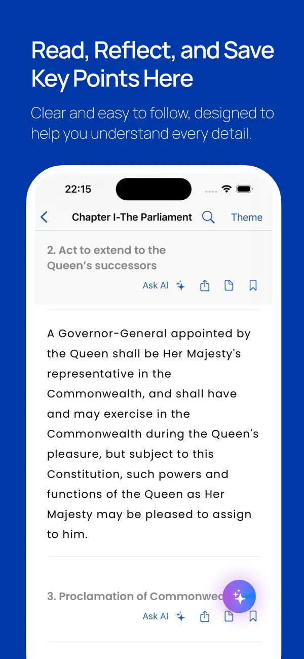 Screenshot #3 pour Australia's Constitution