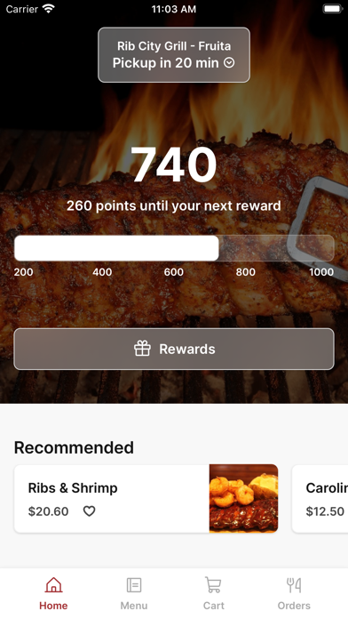 Rib City To Go iPhone screenshot 1 - Food & Drink app