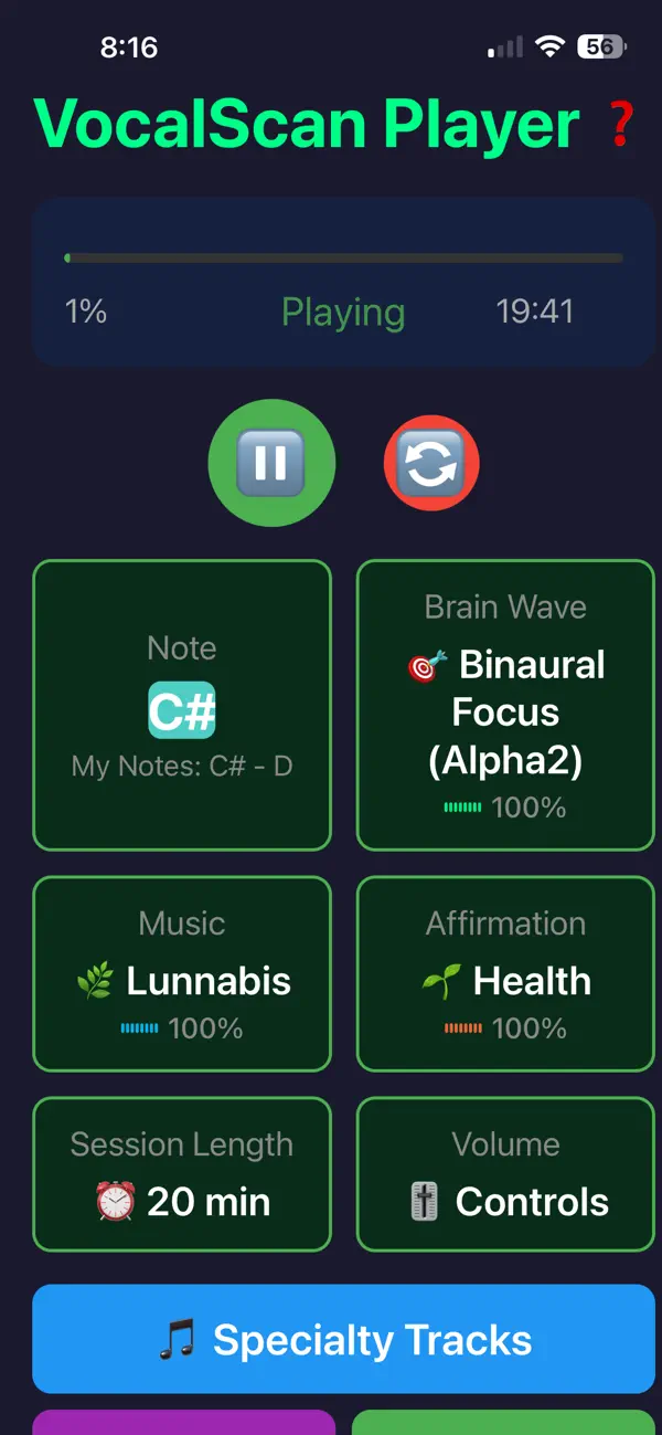 Screenshot #3 pour VocalScan Audio Player