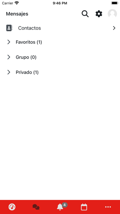 Comunicación Screenshot