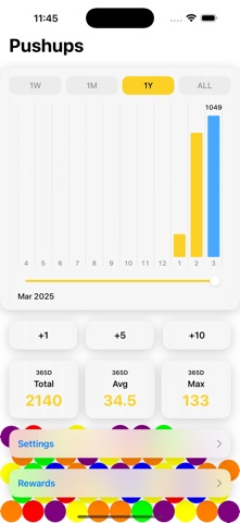 Pushups - Track Your Progress screenshot