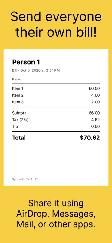 TaxAndTip screenshot 6 of 6