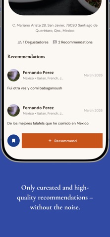 Degustador iPhone screenshot