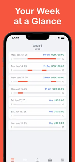 Hours Tracker | Tempo screenshot 1