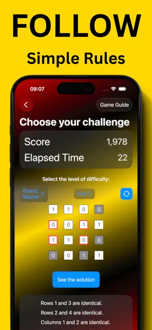 Binary Logic: Takuzu screenshot 3