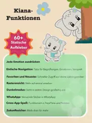 cute elephant stickers - kiana ipad bildschirmfoto 4