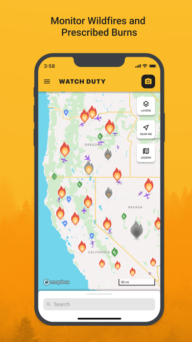 Watch Duty: Wildfire Maps Screenshot