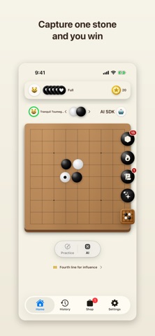 Capture GO - Learn Go vs AI Screenshot 2 of 6