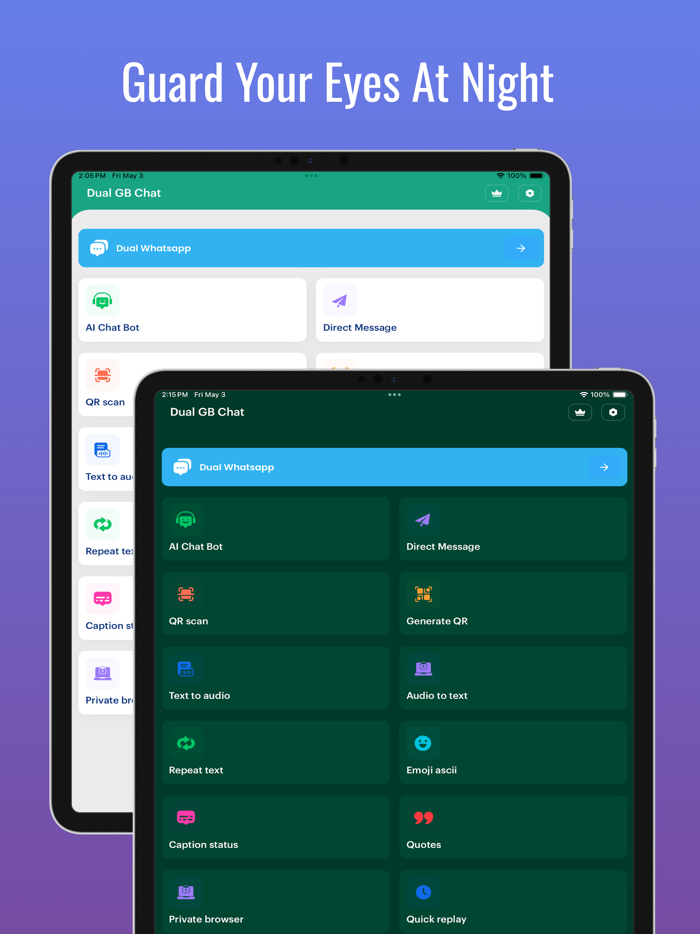 GB Saver 2025 Dual Web Chat