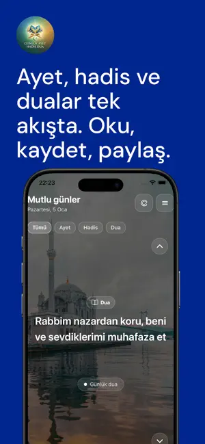 Günlük Ayet Hadis Dua screenshot 1