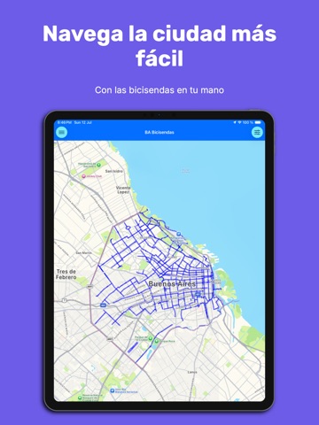 BA Bicisendas iPad screenshot 1