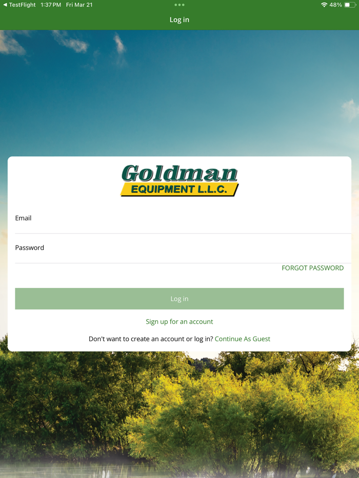 Goldman Customer Portal